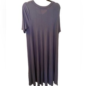 Gray knit dress summer weight never worn